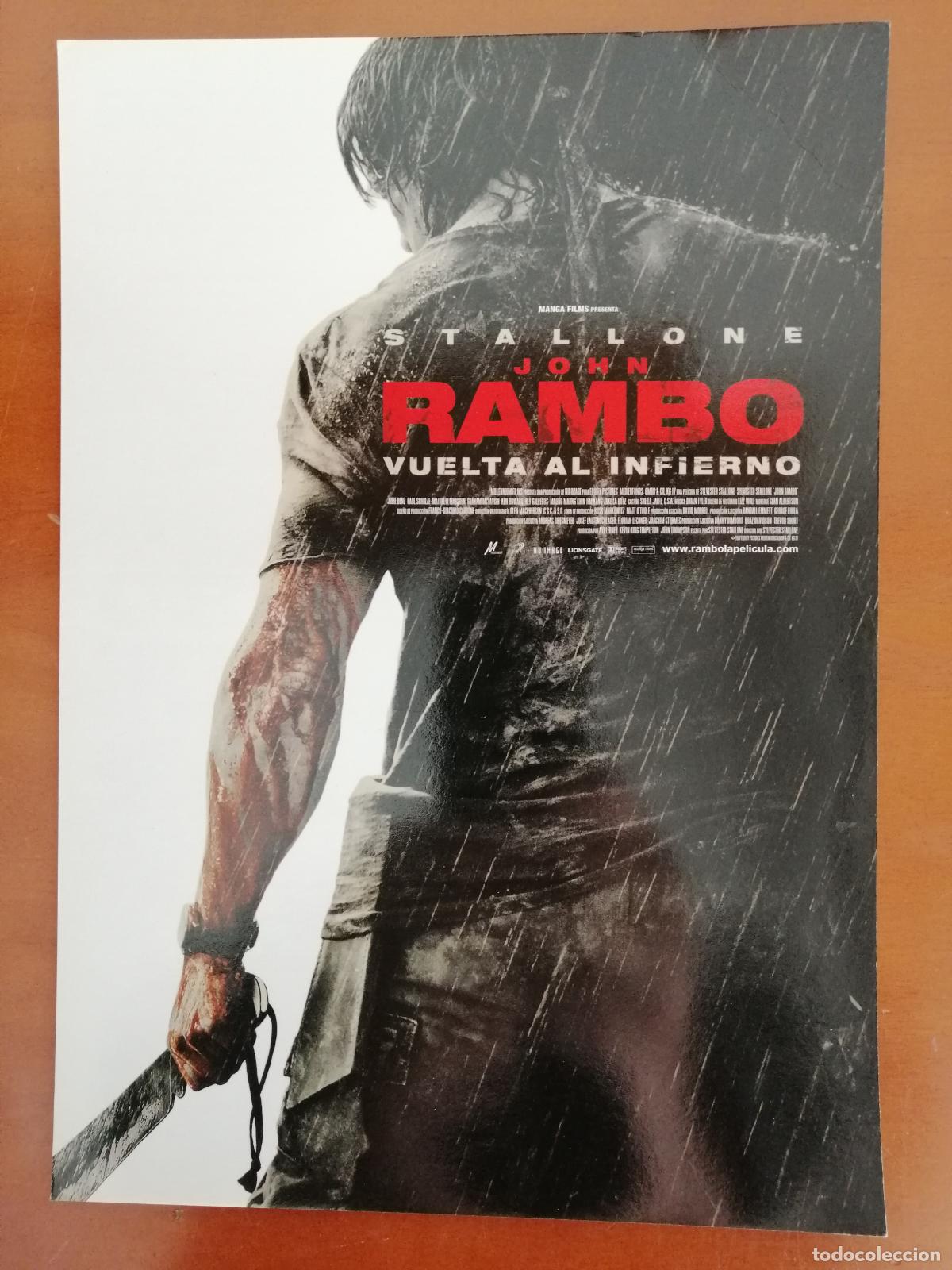 Cine: G5469 JOHN RAMBO VUELTA AL INFIERNO-SENCILLO