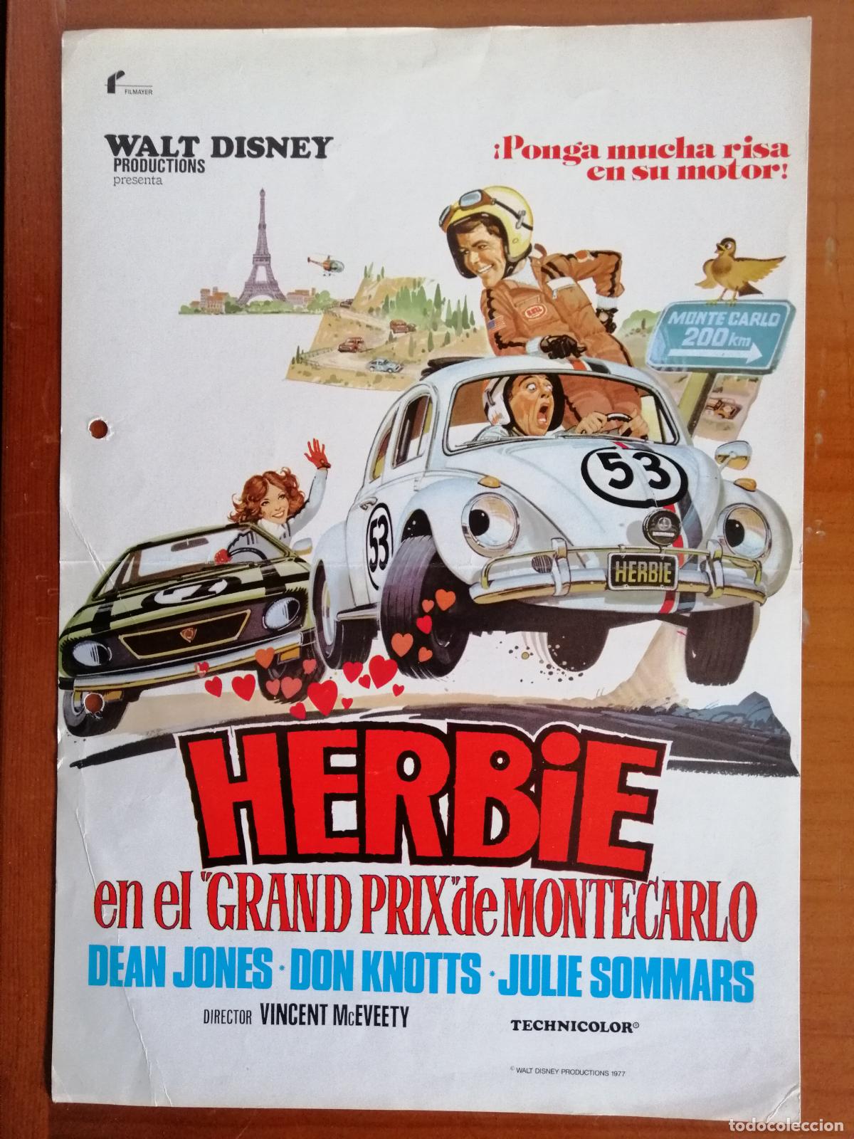 Cine: G5085 HERBIE EN EL GRAND PRIX DE MONTECARLO-SENCILLO