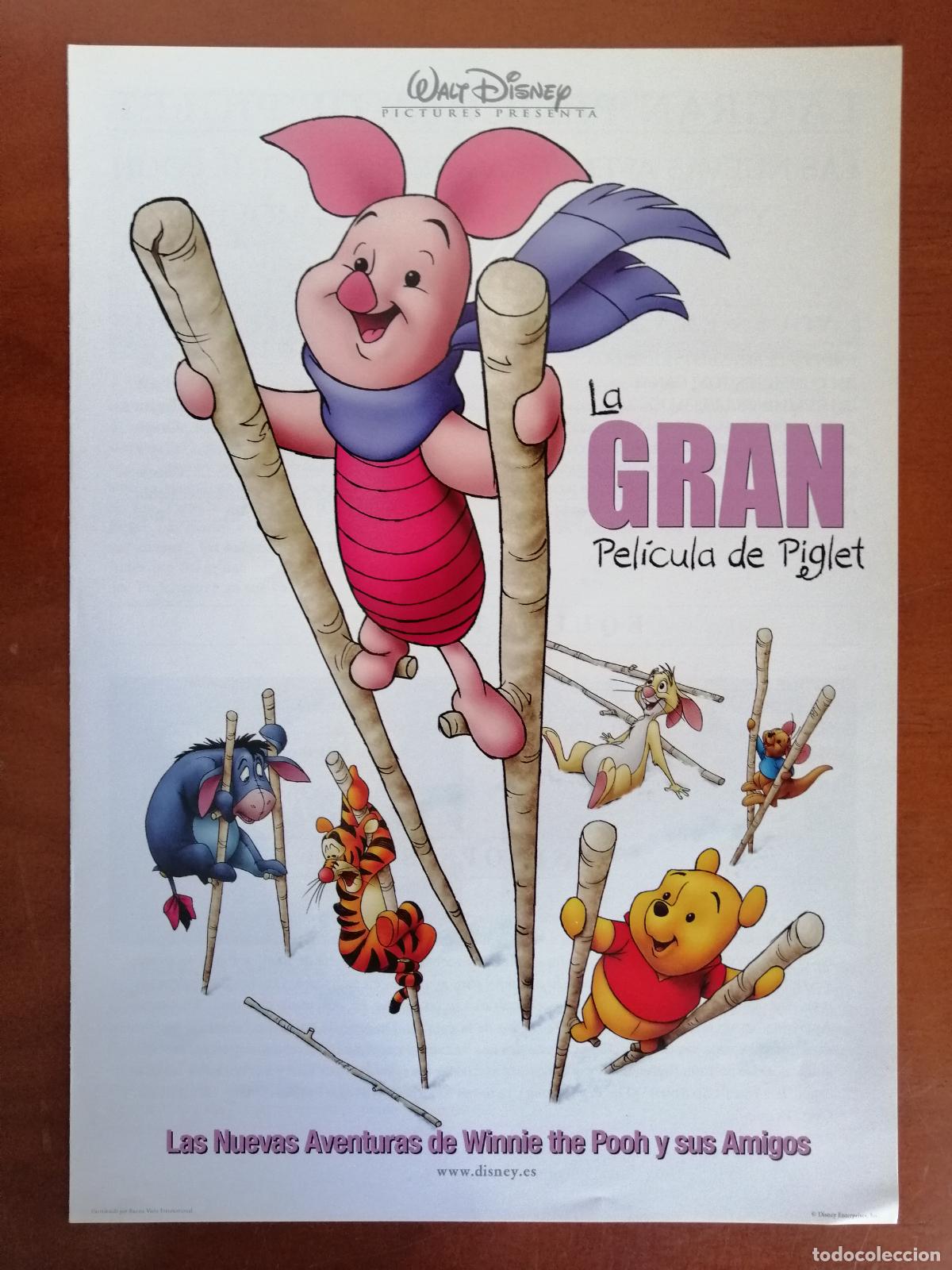 Cine: G6089 LA GRAN PELICULA DE PIGLET-DOBLE-DIBUJOS ANIMADOS