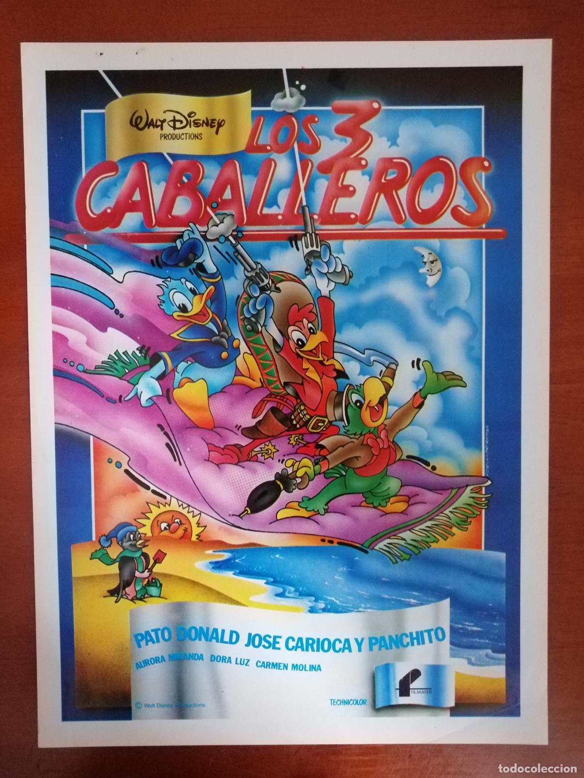 Cine: G7324 LOS 3 CABALLEROS-SENCILLO-DIBUJOS ANIMADOS