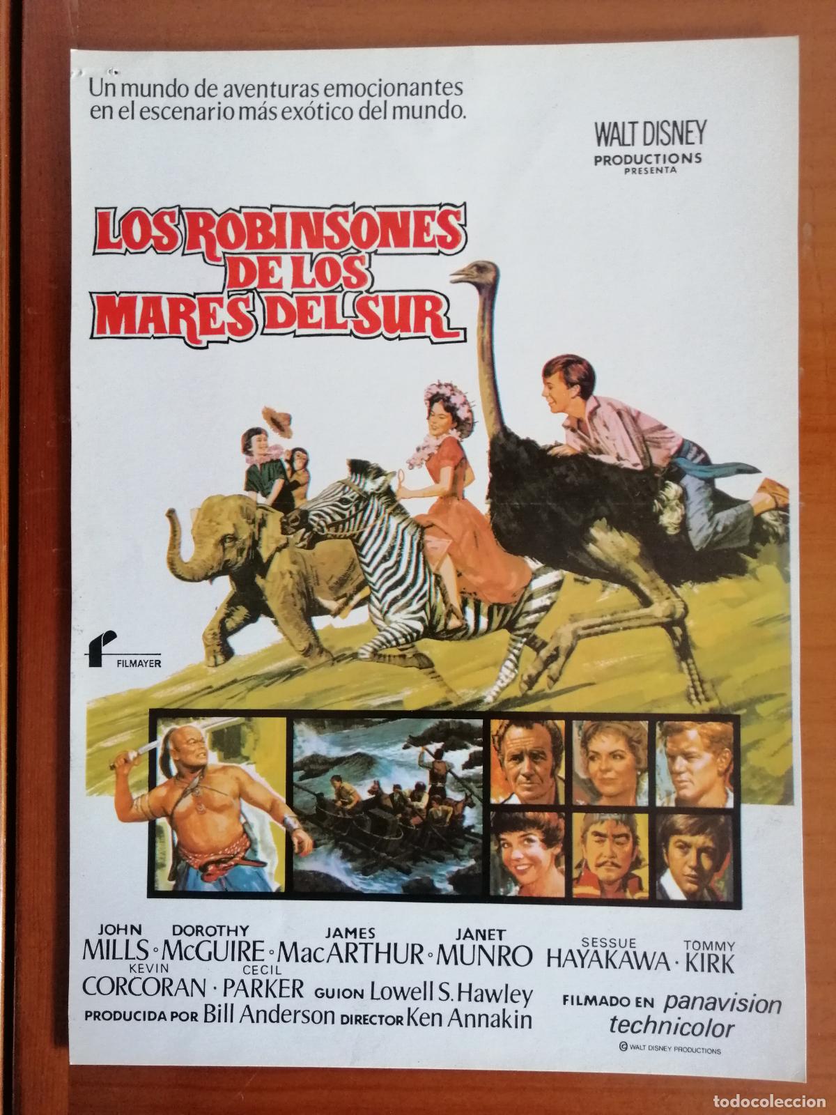Cine: G7639 LOS ROBINSONES DE LOS MARES DEL SUR-SENCILLO