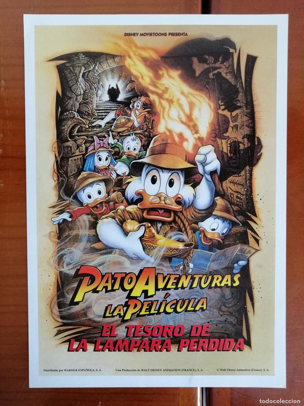 Cine: G8883 PATO AVENTURAS LA PELICULA (EL TESORO DE LA LAMPARA PERDIDA)-SENCILLO-DIBUJOS ANIMADOS