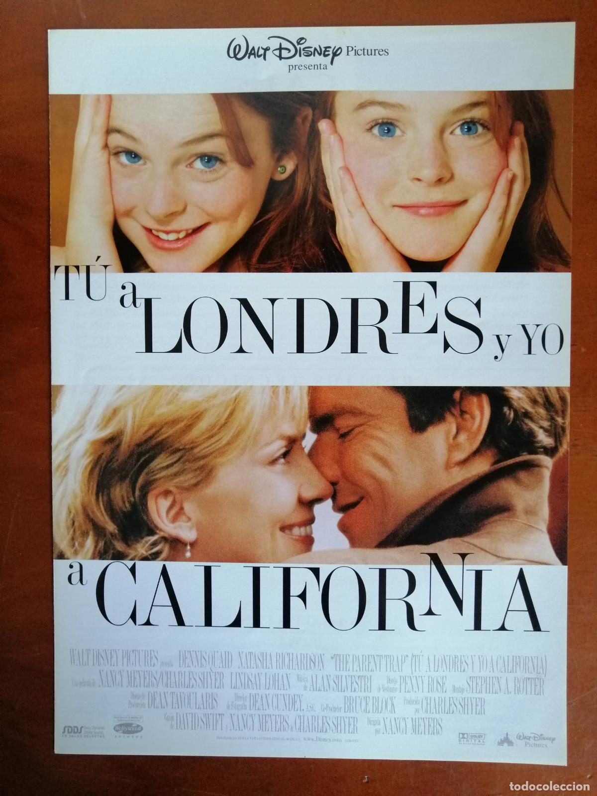 Cine: G10831 TU A LONDRES Y YO A CALIFORNIA-DOBLE