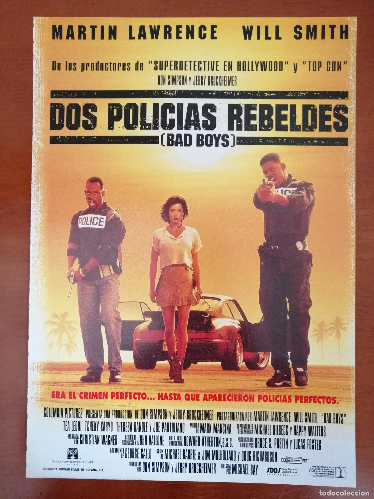 Cine: G2484 DOS POLICIAS REBELDES (BAD BOYS)-SENCILLO