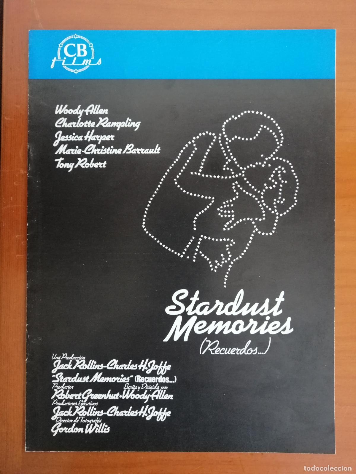 Cine: G10150 STARDUST MEMORIES (RECUERDOS)-LIBRO 8 PAGINAS