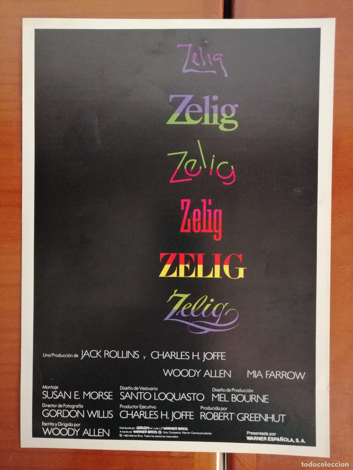 Cine: G11598 ZELIG-SENCILLO