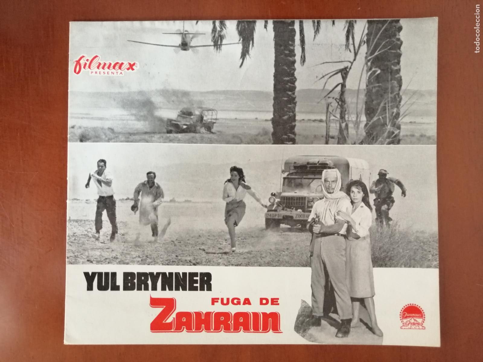 Cine: G4738 FUGA DE ZAHRAIN-LIBRO 12 PAGINAS