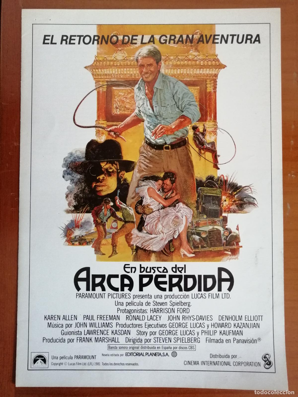 Cine: G4196 EN BUSCA DEL ARCA PERDIDA-DOBLE