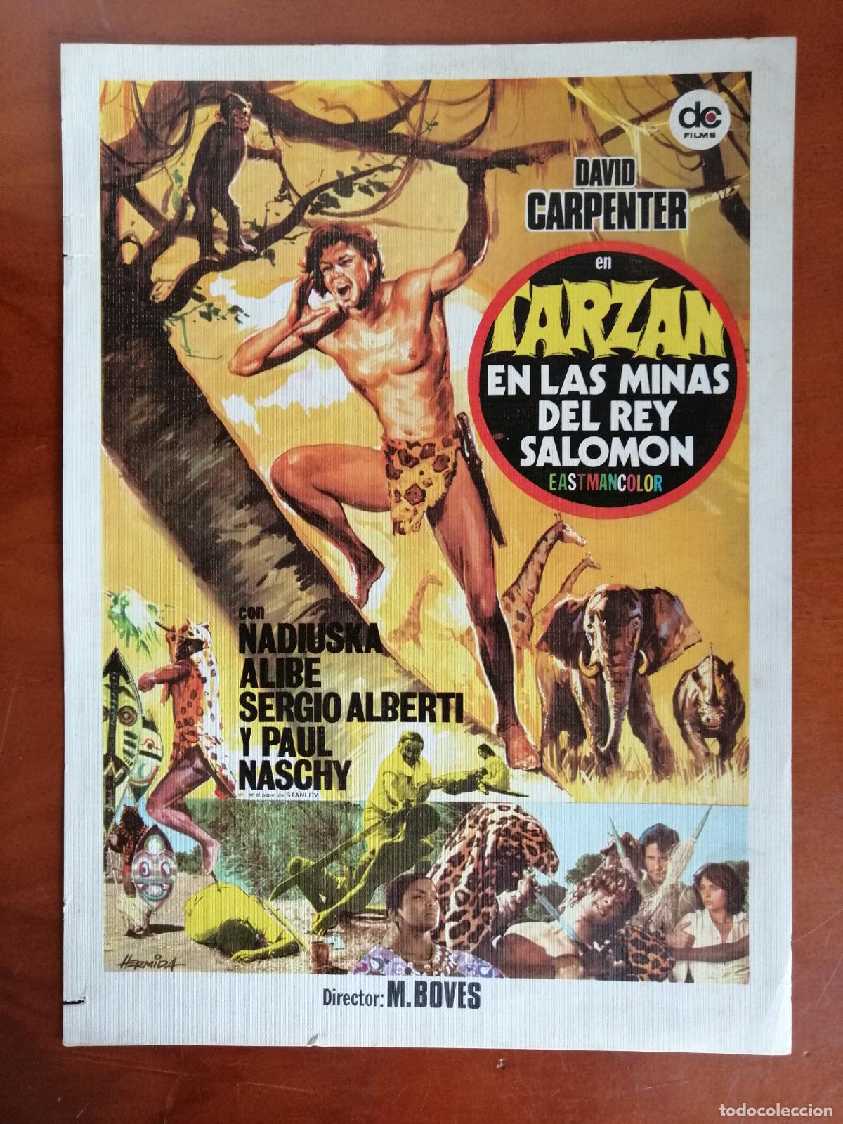 Cine: G10305 TARZAN EN LAS MINAS DEL REY SALOMON-SENCILLO
