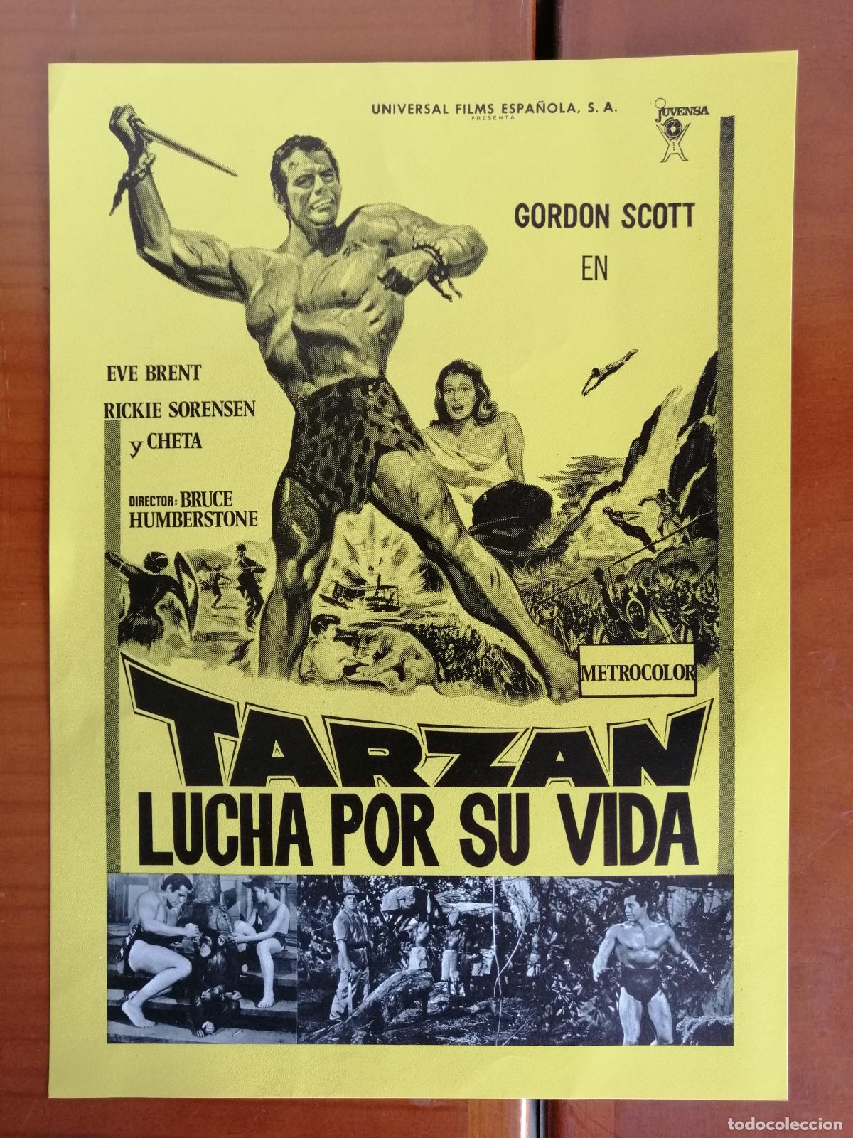Cine: G10308 TARZAN LUCHA POR SU VIDA-SENCILLO