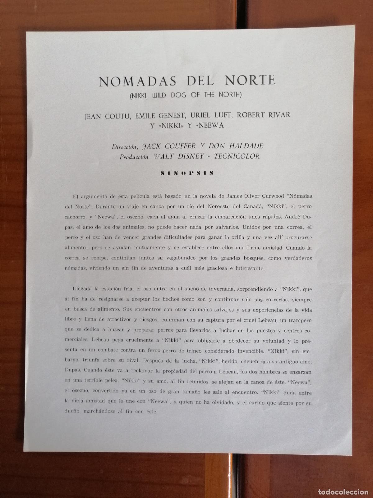 Cine: G8576 NOMADAS DEL NORTE-SENCILLO