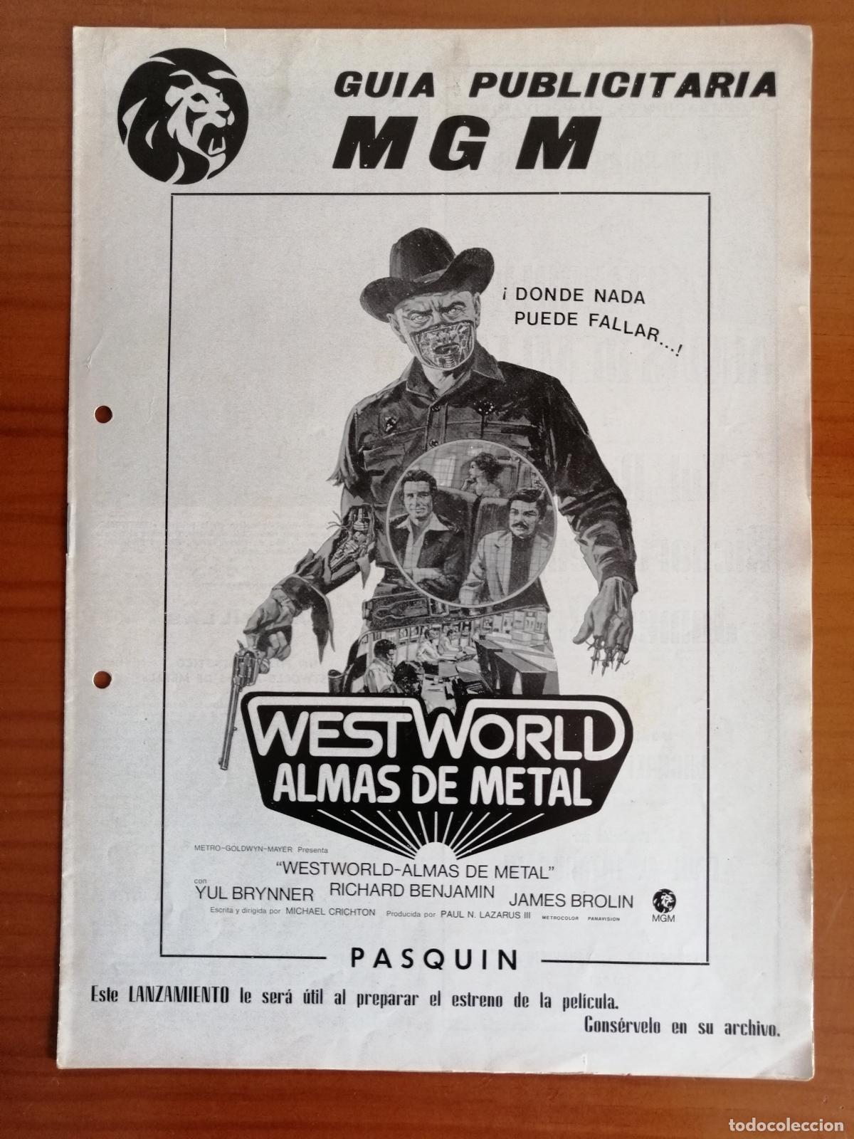 Cine: G11456 WEST WORLD (ALMAS DE METAL)-LIBRO 8 PAGINAS