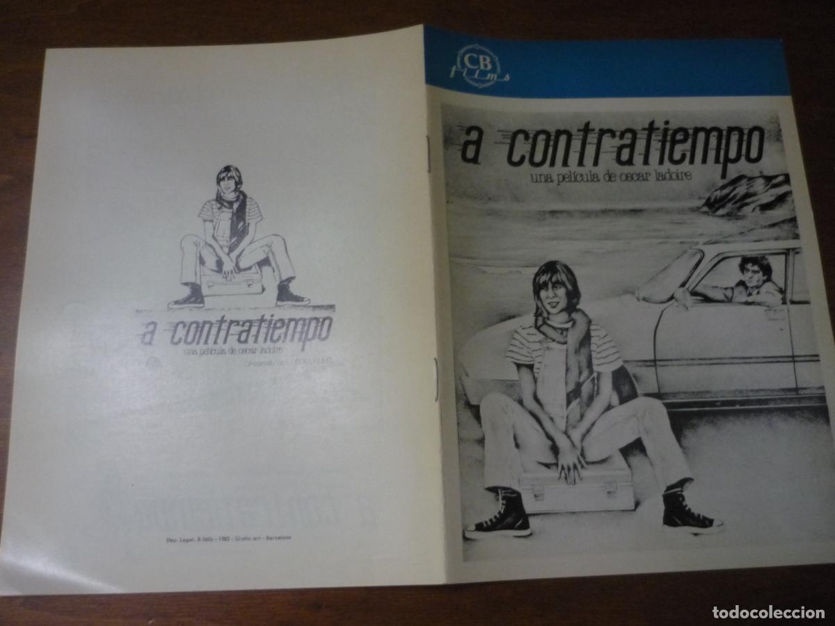 Cine: a contratiempo - guia publicitaria original - oscar ladoire mercedes resino cb films cine espa&ntilde;ol