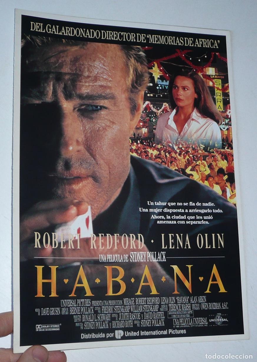 Cine: Habana (Sydney Pollack, 1990) Robert Redford, Lena Olin, Alan Arkin, Raul Julia, Tomas Milian