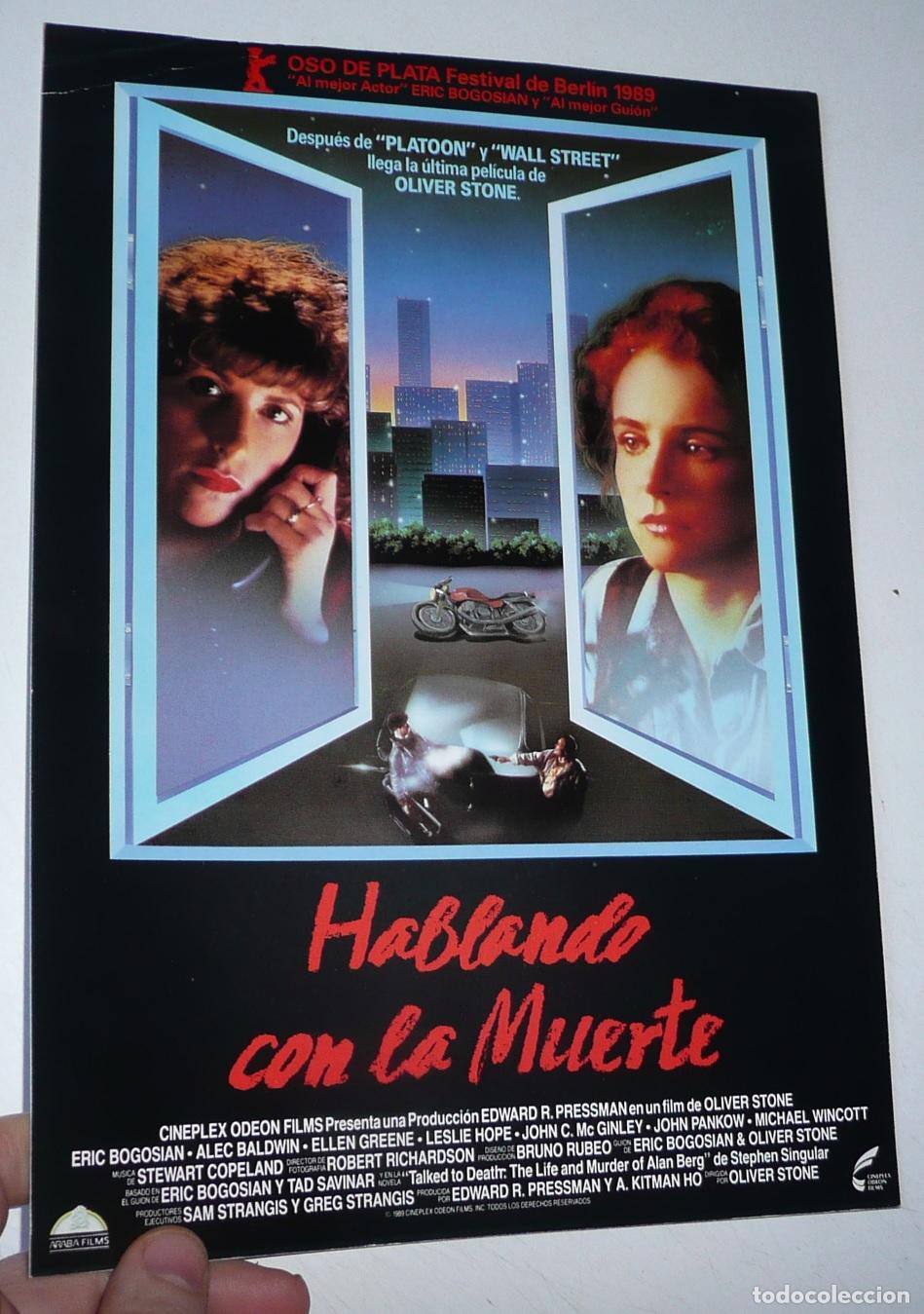 Cine: Hablando con la muerte (Oliver Stone, 1988) Eric Bogosian, Ellen Greene , Alec Baldwin