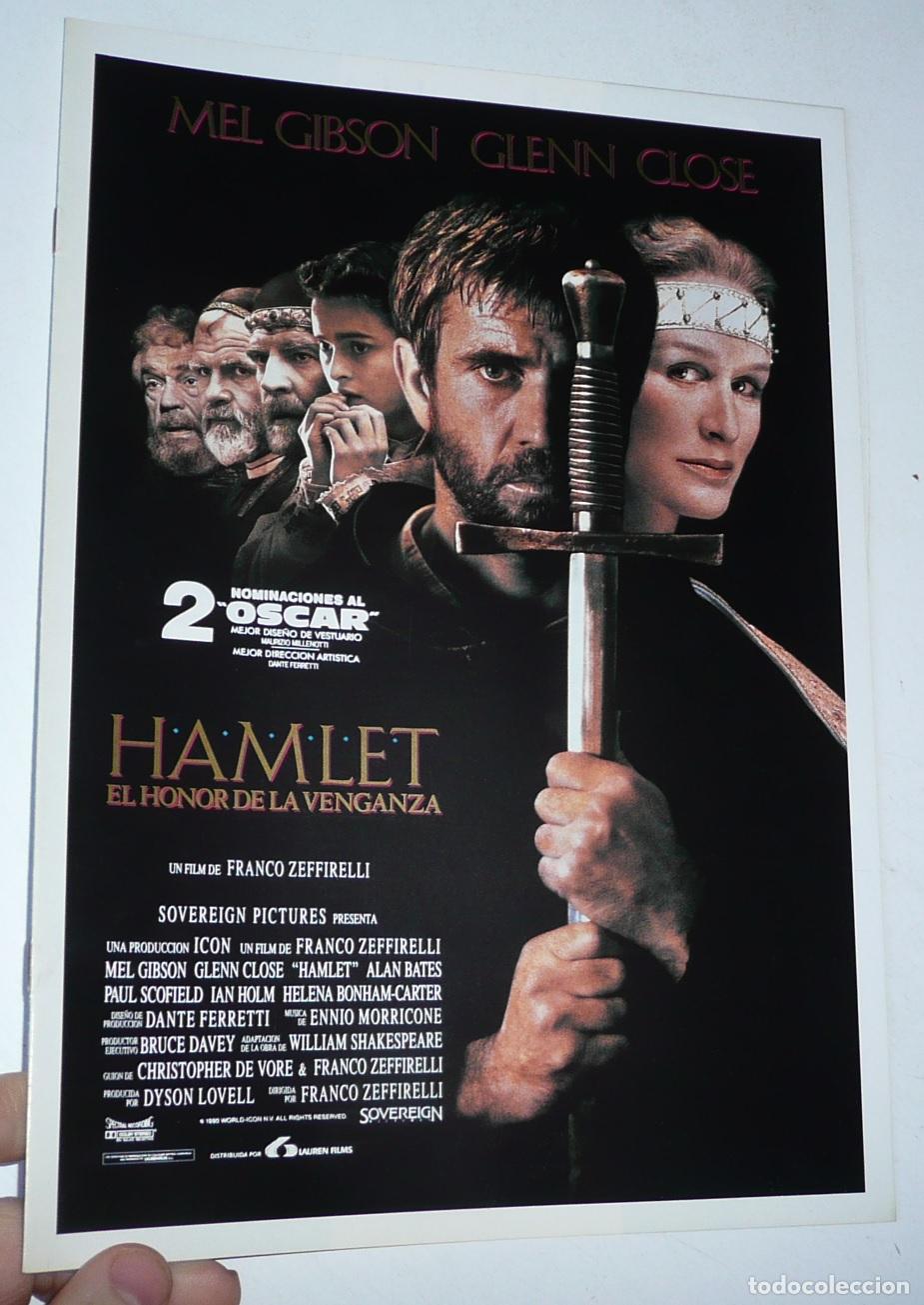 Cine: Hamlet, el honor de la venganza (Franco Zeffirelli, 1990) Mel Gibson, Glenn Close, Alan Bates