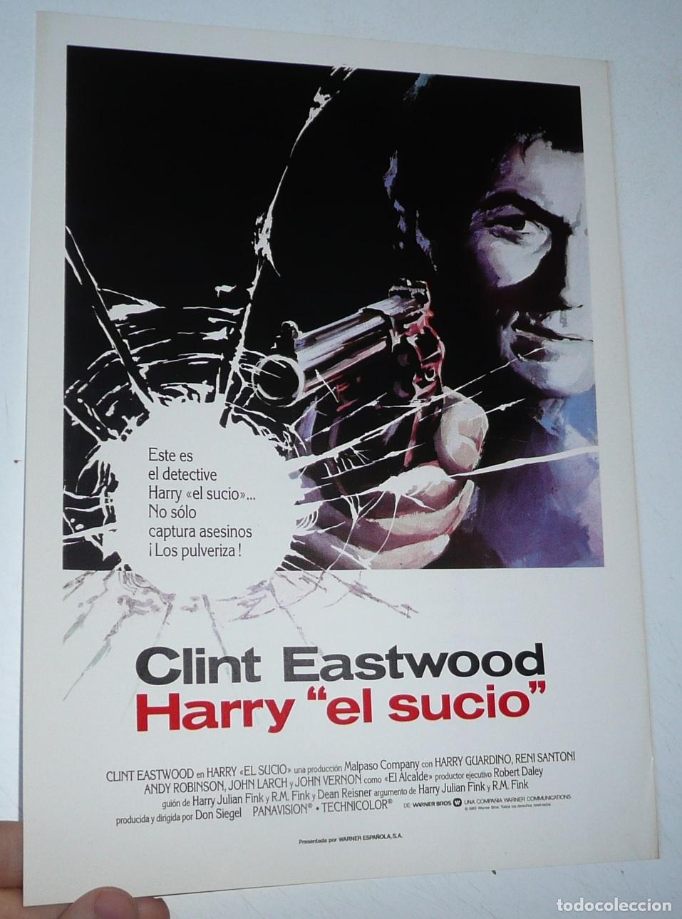 Cine: Harry el sucio (Don Siegel, 1971) Clint Eastwood, Harry Guardino, Reni Santoni, John Vernon