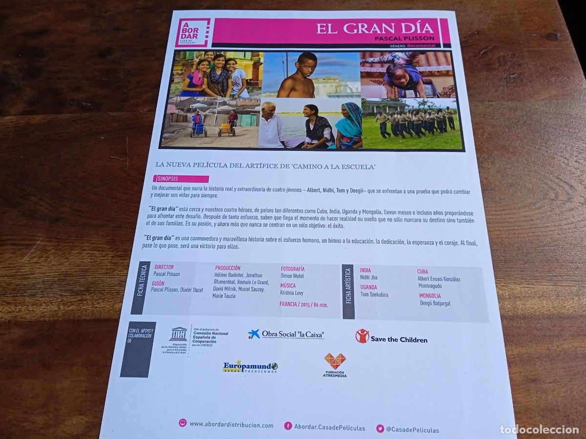 Cine: El gran d&iacute;a - Documental - Dir. Pascal Plisson - Guia original Abordar 2015 - Foto 2