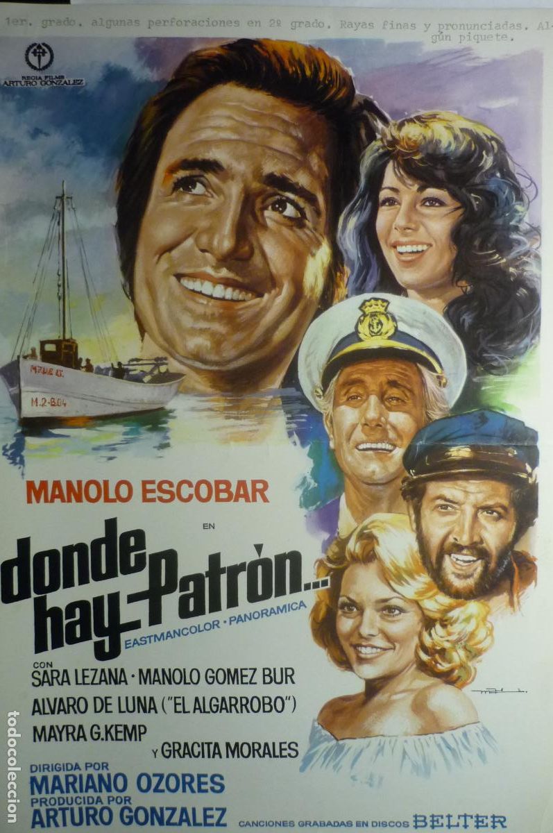 Cine: guia donde hay patron-- manolo escobar