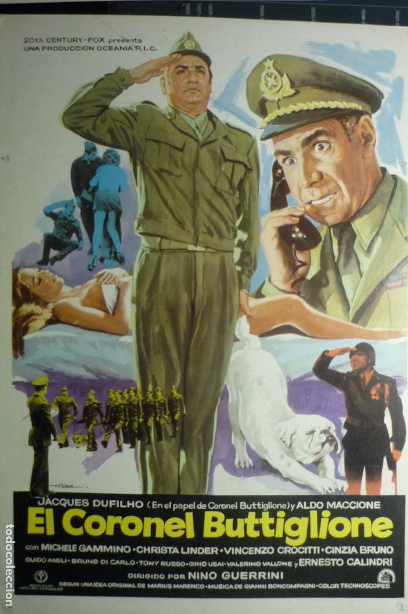 Cine: guia el coronel buttiglione aldo maccione