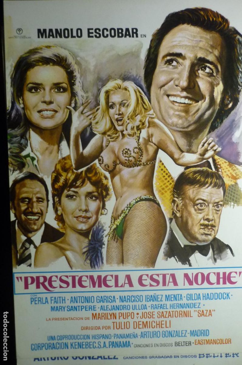 Cine: guia prestamela esta noche,.manolo escobar