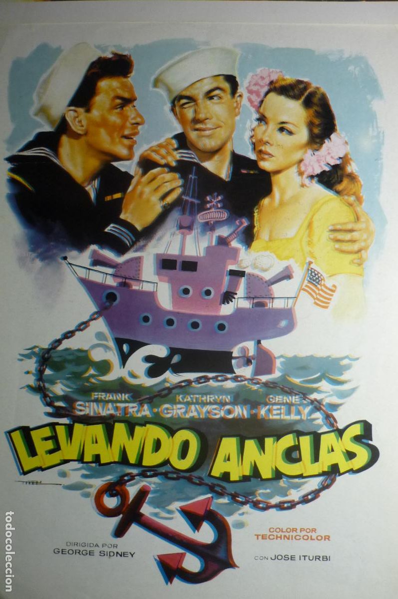 Cine: guia sencilla levando anclas frank sinatra