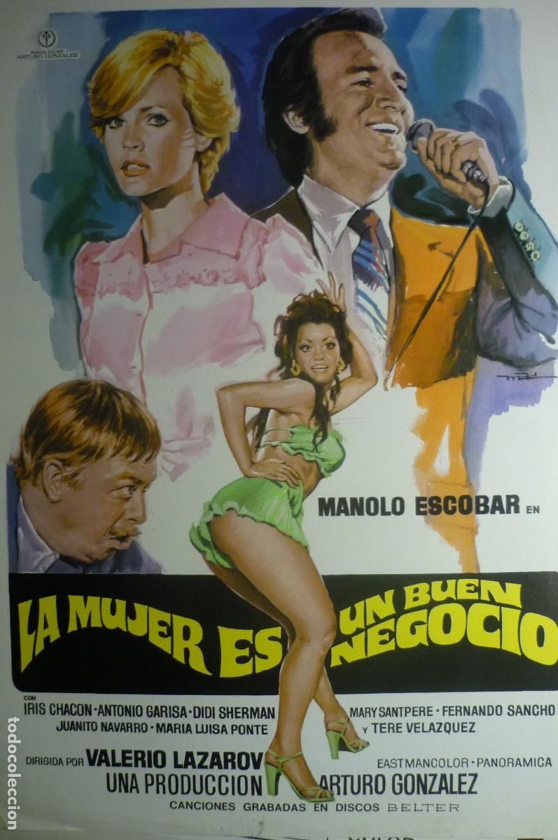 Cine: guia la mujer es un buen negocio manolo escobar