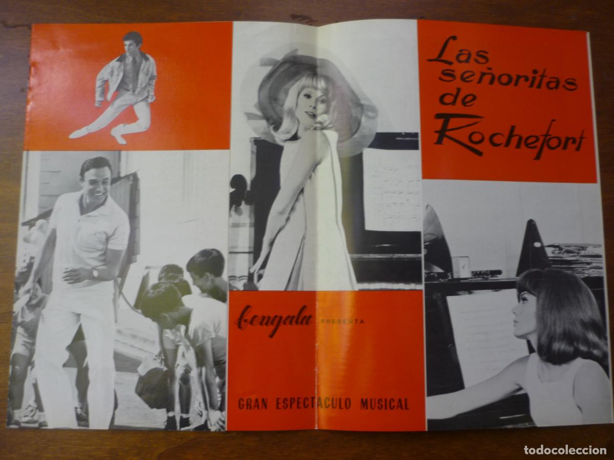 Cine: las se&ntilde;oritas de rochefort guia publicitaria original Catherine Deneuve Fran&ccedil;oise Dorl&eacute;ac gene kelly