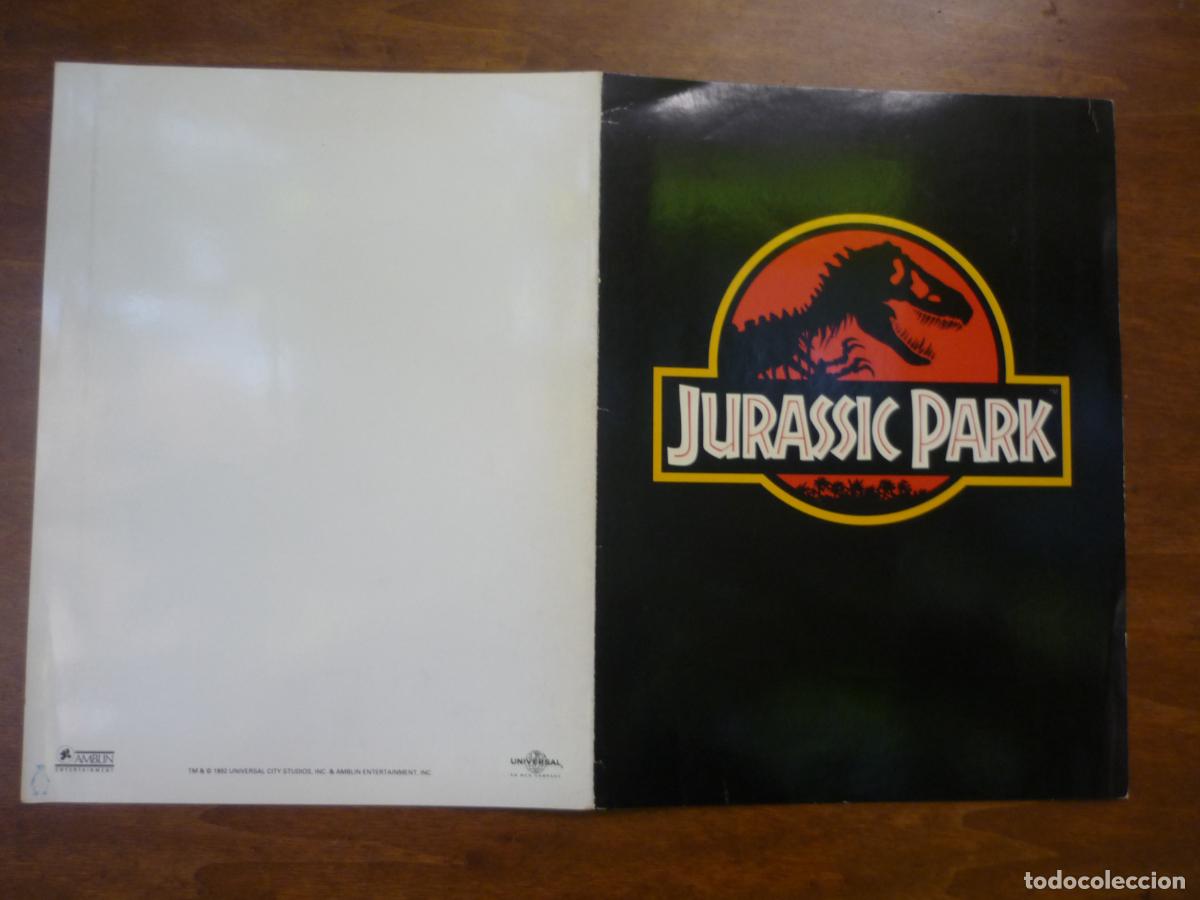 Cine: jurassic park parque jurasico - guia publicitaria original USA - steven spielberg - dinosaurios