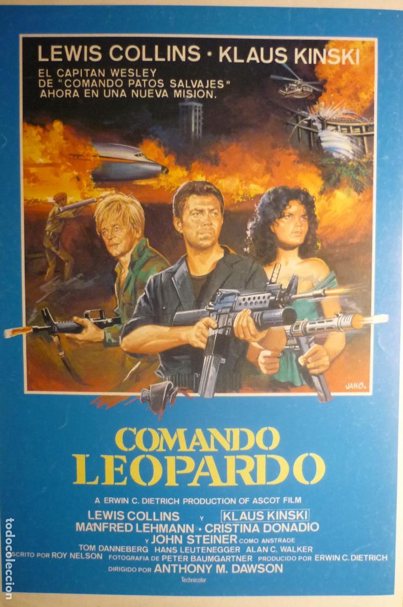 Cine: guia comando leopardo lewis collins