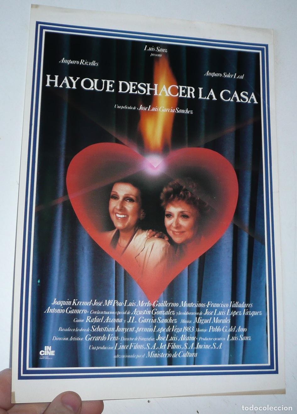 Cine: Hay que deshacer la casa (Jos&eacute; Luis Garc&iacute;a S&aacute;nchez, 1986) Amparo Rivelles, Amparo Soler Leal