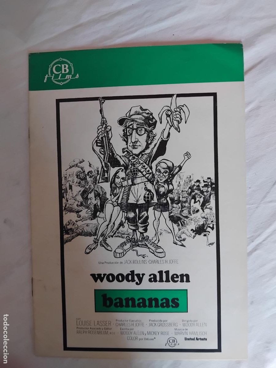 Cine: BANANAS WOODY ALLEN. GUIA DE CINE CB FILMS.