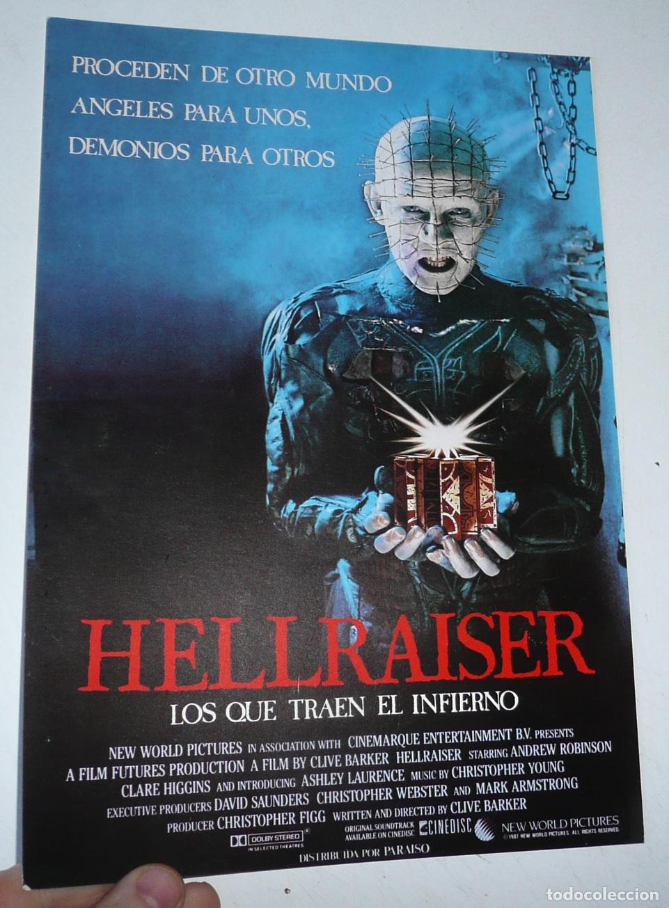 Cine: Hellraiser (Los que traen el infierno) (Clive Barker, 1987) Andrew Robinson, Clare Higgins