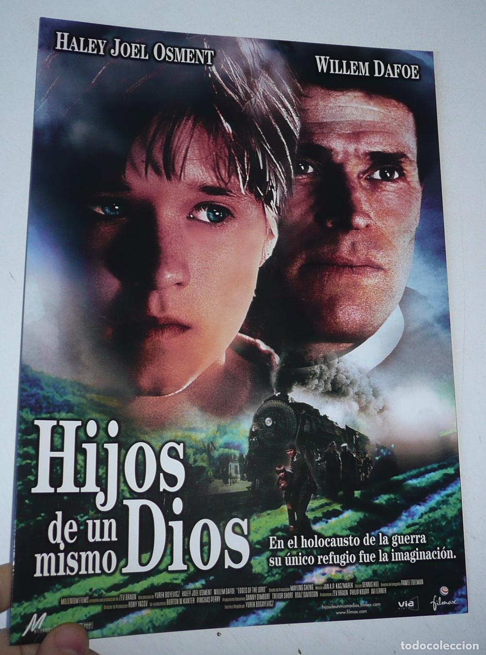 Cine: Hijos de un mismo Dios (Yurek Bogayevicz, 2001) Willem Defoe, Haley Joel Osment