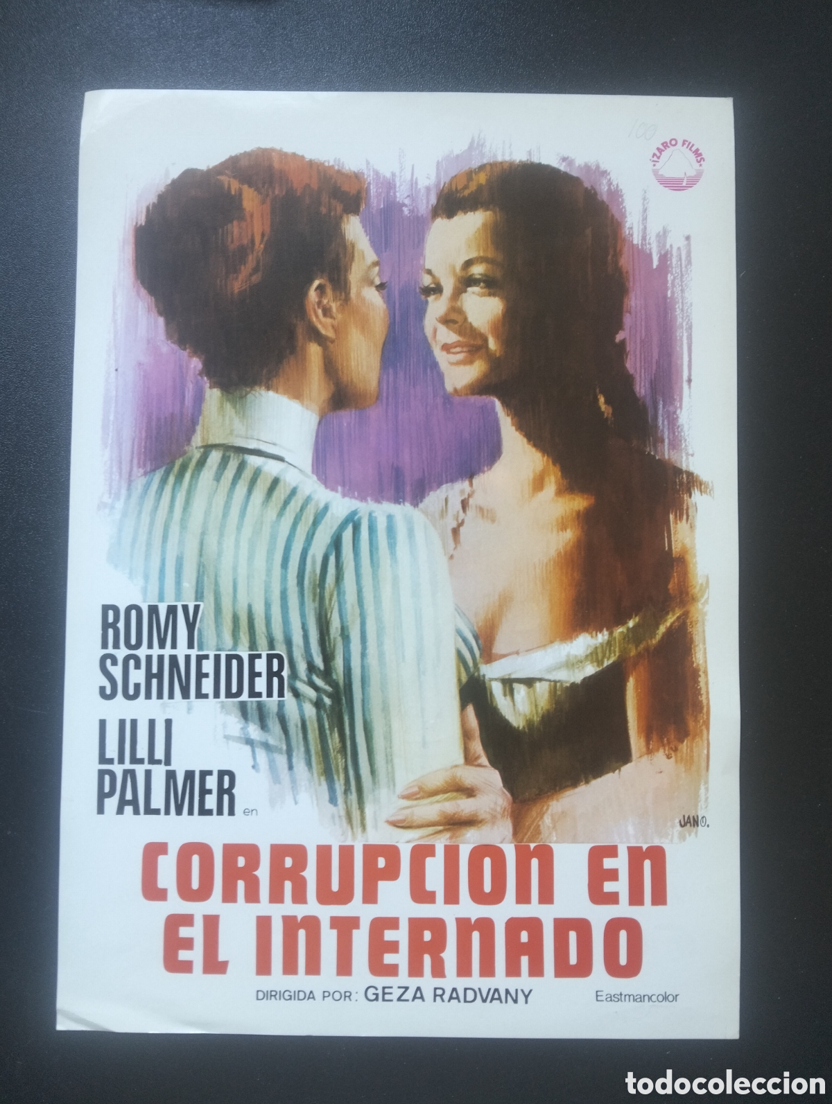 Cine: CORRUPCION EN EL INTERNADO ROMY SCHNEIDER LILLI PALMER GUIA CINE ORIGINAL CA75