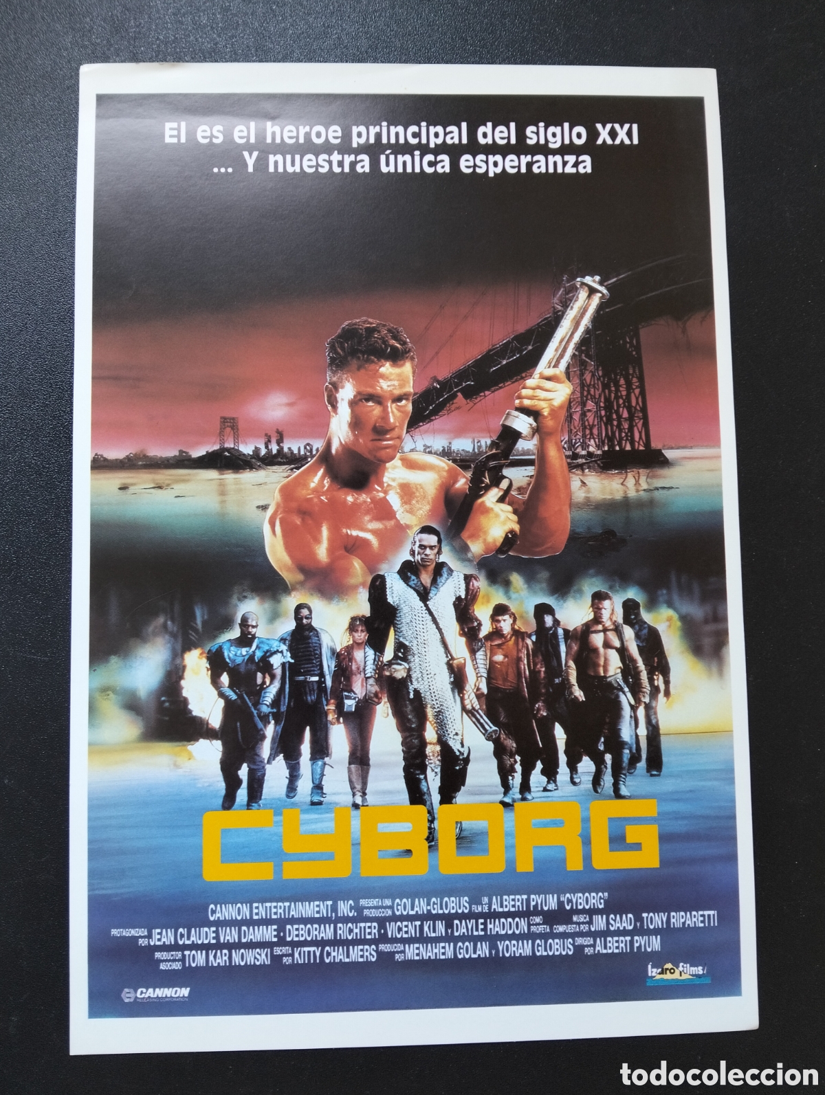Cine: CYBORG JEAN CLAUDE VAN DAMME GUIA CINE ORIGINAL CA75