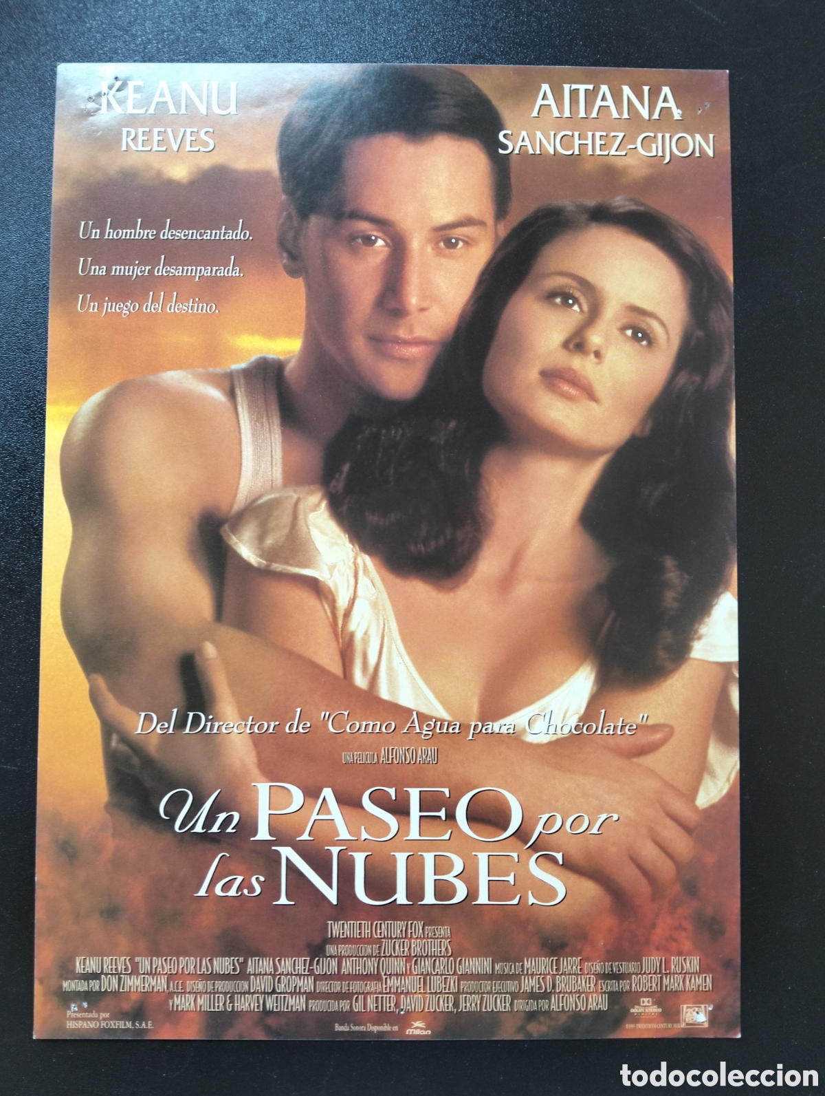 Cine: un paseo por las nubes keanu reeves aitana sanchez gijon GUIA CINE ORIGINAL CA75