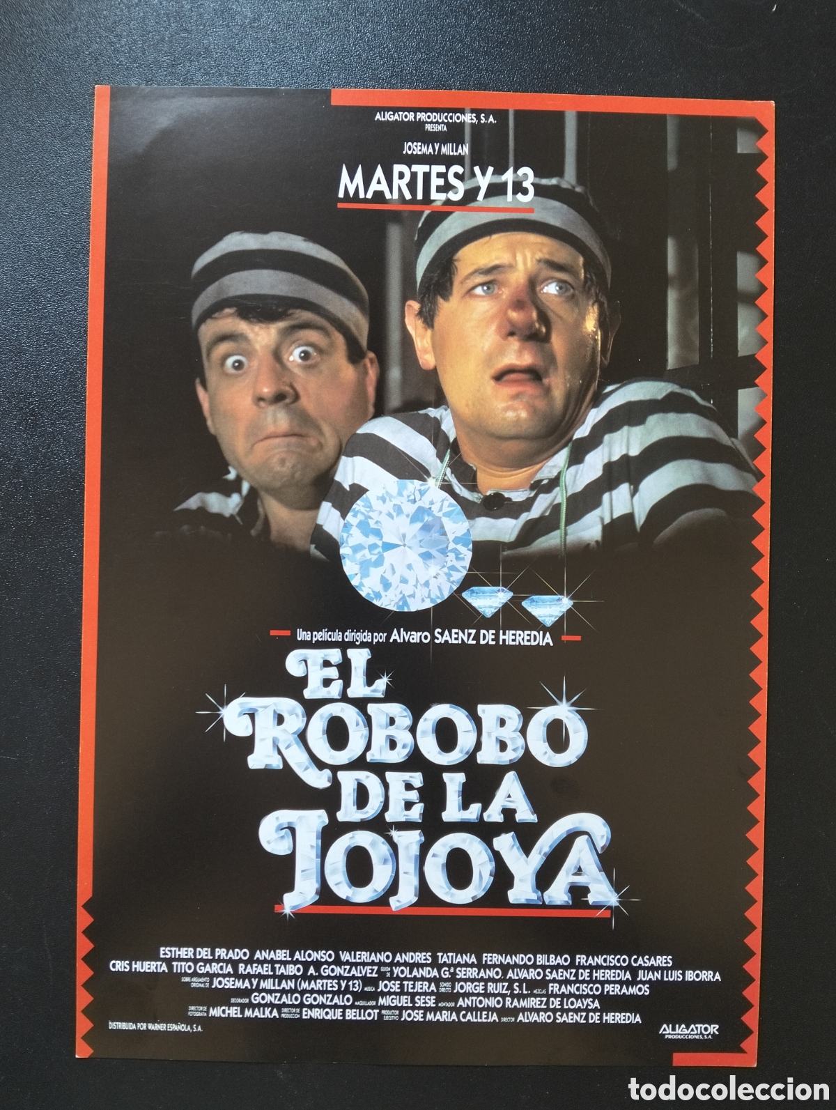 Cine: EL ROBOBO DE LA JOJOYA MARTES Y 13 JOSEMA Y MILLAN - GUIA CINE ORIGINAL CA75
