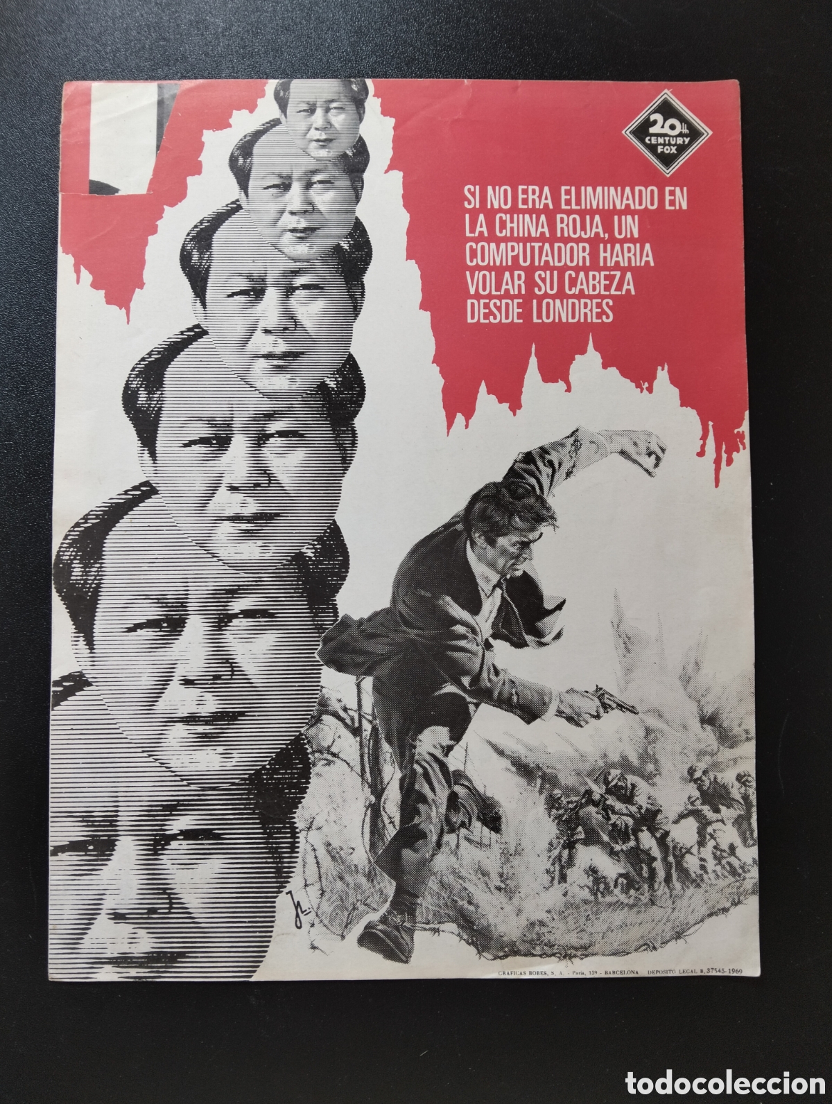 Cine: ALA SOMBRA DEL ZAR AMARILLO GREGORY PECK GUIA CINE ORIGINAL CA74