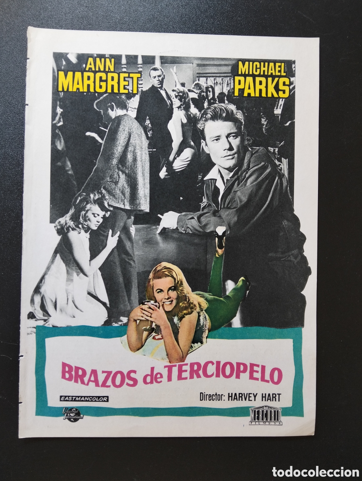 Cine: lBRAZOS DE TERCIOPELO ANN MARGRET MICHAEL PARKS GUIA CINE ORIGINAL CA76