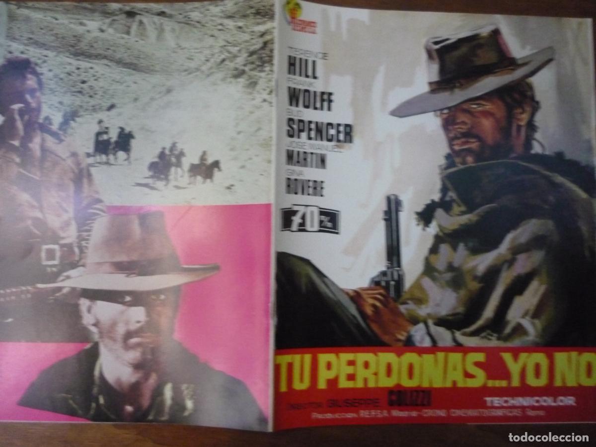 Cine: tu perdonas yo no - guia publicitaria original - terence hill bud spencer Spaghetti Western