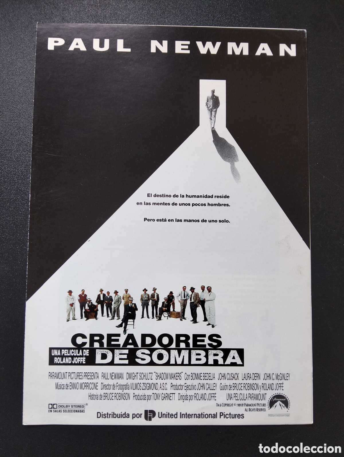 Cine: Creadores de sombras - paul newman, john cusack, laura dern GUIA CINE ORIGINAL CA77
