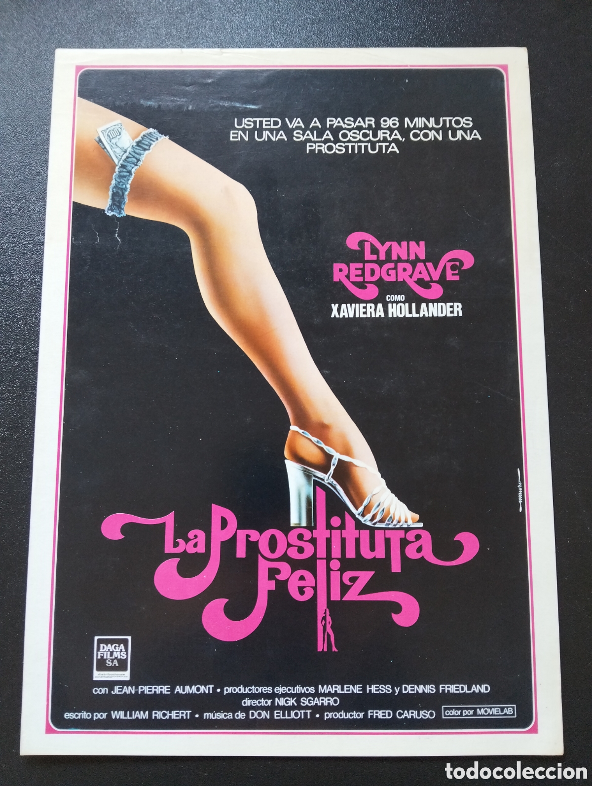 Cine: LA PROSTITUTA FELIZ CON LYNN REDGRAVE GUIA CINE ORIGINAL CA77