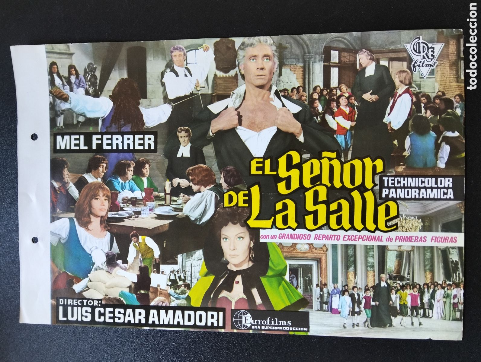 Cine: EL SE&Ntilde;OR DE LA SALLE MEL FERRER GUIA CINE ORIGINAL CA79