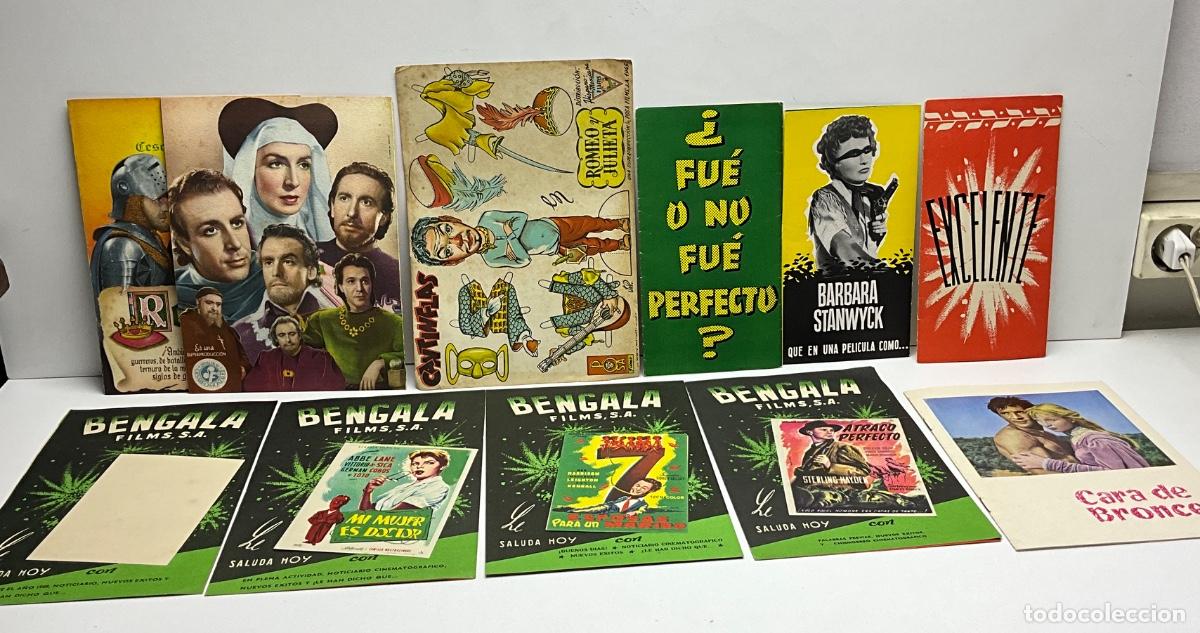 Kino: LOTE DE GU&Iacute;AS PUBLICITARIAS DE CINE - ESTREN&Oacute; PEL&Iacute;CULAS - DIFERENTES &Eacute;POCAS Y A&Ntilde;OS REF - 1