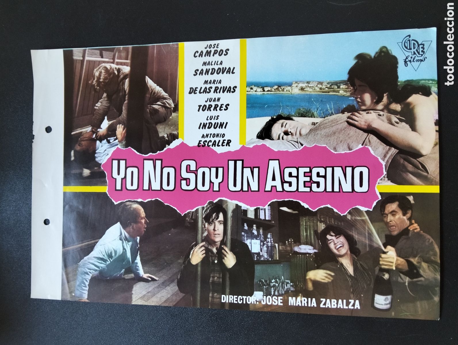 Cine: LYO NO SOY UN ASESINO JOSE MARIA ZABALZA GUIA CINE ORIGINAL CA79