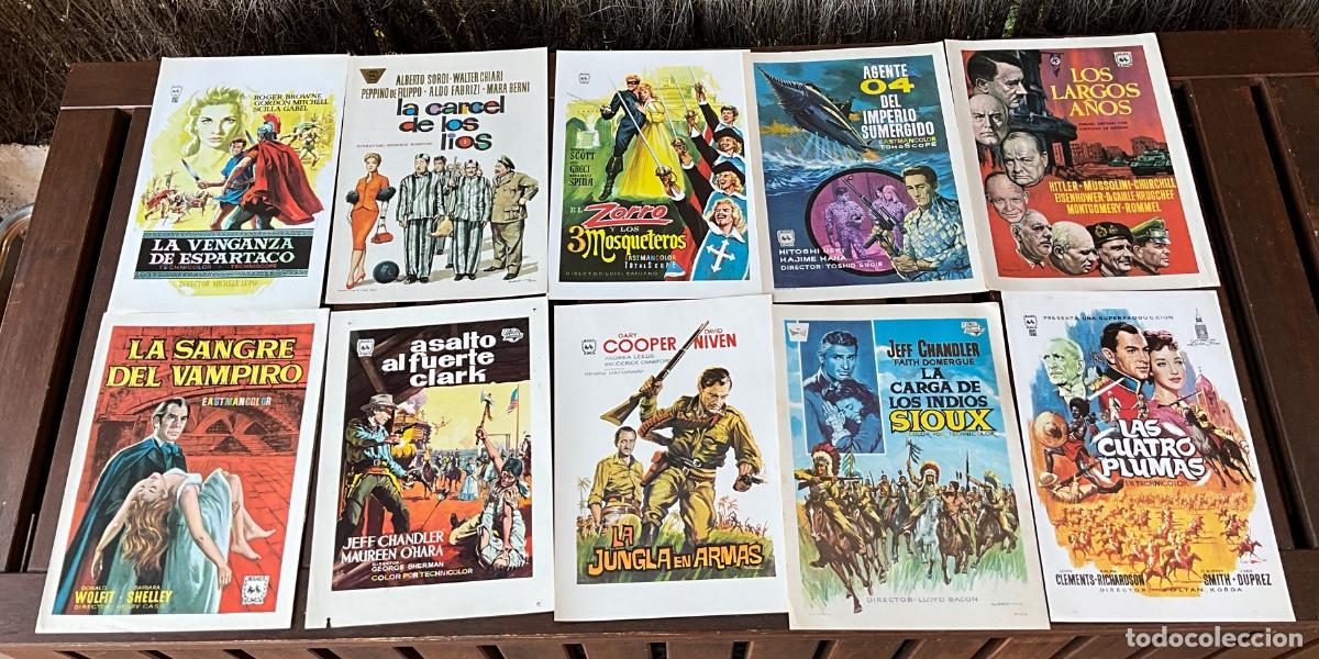 Cinema: LOTE DE GU&Iacute;AS PUBLICITARIAS DE CINE - ESTREN&Oacute; PEL&Iacute;CULAS - DIFERENTES &Eacute;POCAS Y A&Ntilde;OS REF - 3