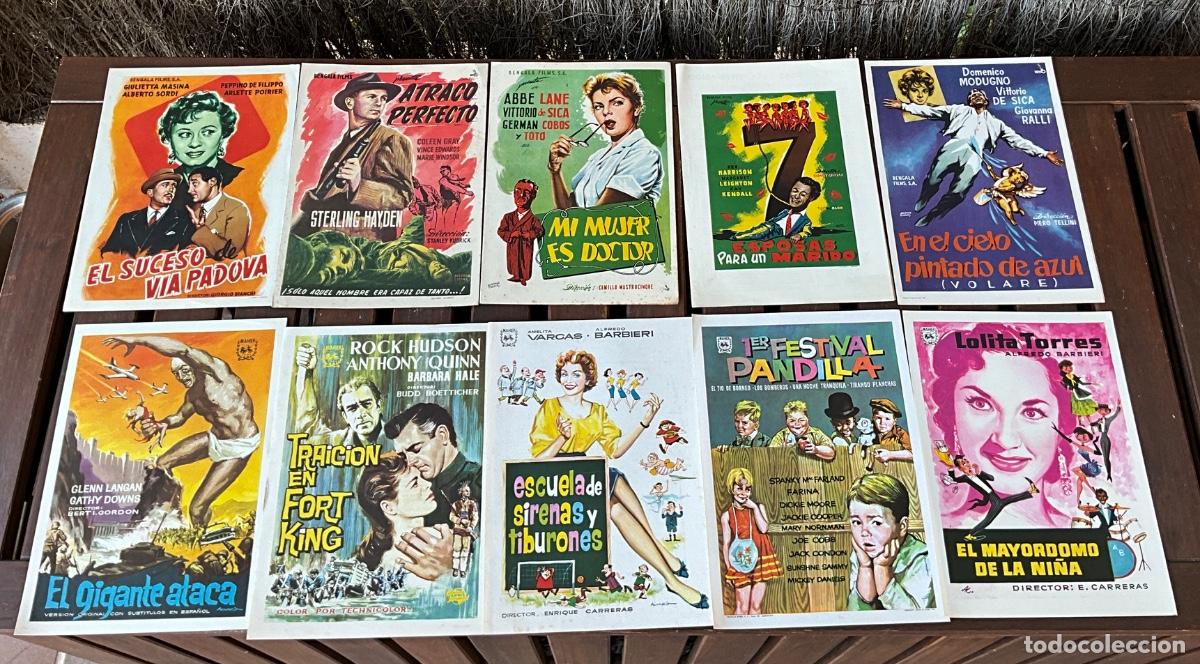 Kino: LOTE DE GU&Iacute;AS PUBLICITARIAS DE CINE - ESTREN&Oacute; PEL&Iacute;CULAS - DIFERENTES &Eacute;POCAS Y A&Ntilde;OS REF - 4