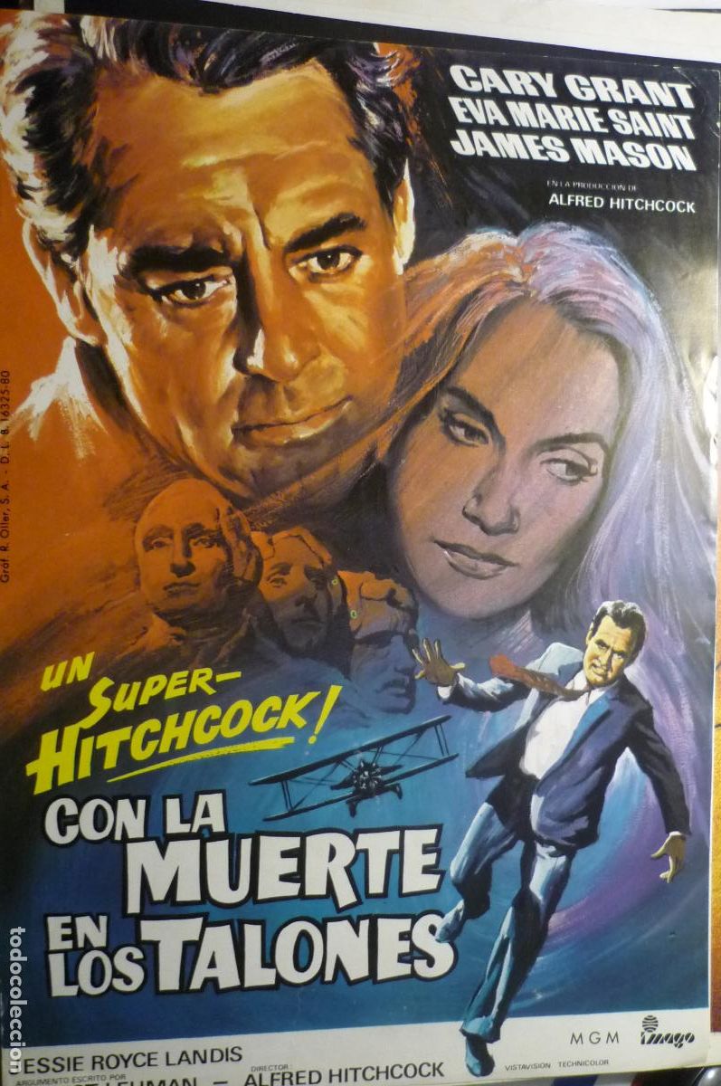 Cine: guia sencilla con la muerte en los talones,.cary grant