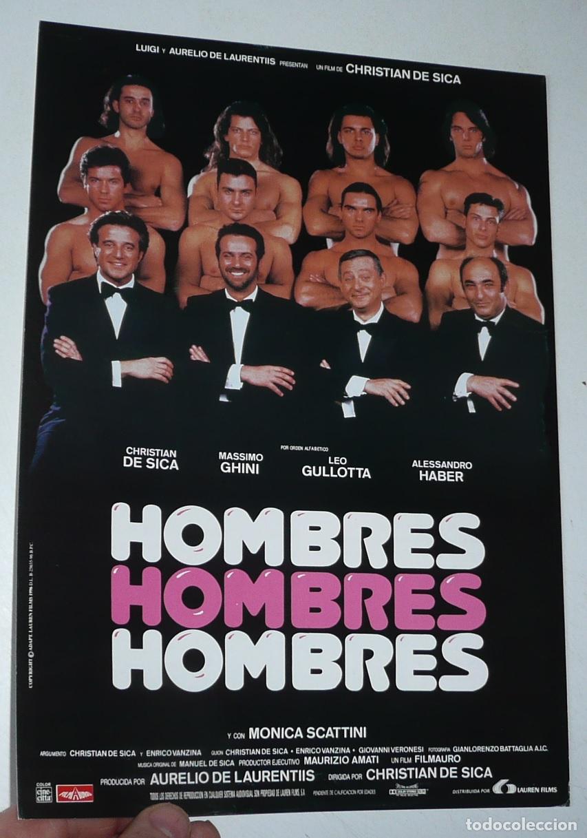 Cine: Hombres, hombres, hombres (Christian De Sica, 1995) Massimo Ghini, Leo Gullotta, Alesandro Haber